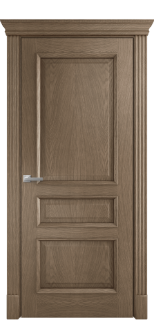 Дверь межкомнатная Rimini 4 Цвет Дуб Мускат Покрытие Шпон натуральный  Наличник Британия Цена 58900