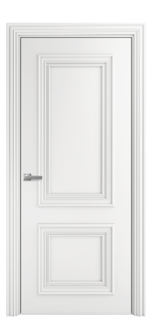 Дверь межкомнатная Modena 2 Цвет Белый Покрытие Эмаль  Наличник ML 85 Цена 60075