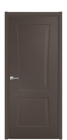 Дверь межкомнатная Dino 2 Цвет Коричневый Brash Покрытие Эмаль брашированная  Наличник L 50 Цена 47575