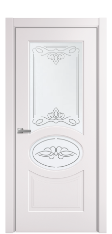 Дверь межкомнатная Lina 6 Цвет Крем Покрытие Эмаль  Наличник L 75 Цена 42675