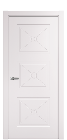 Дверь межкомнатная Marko 3 Цвет Крем Покрытие Эмаль  Наличник L 75 Цена 36925