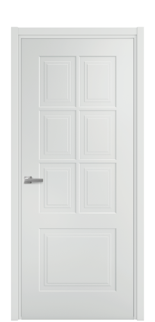 Дверь межкомнатная Paulo 1 Цвет Облачный Покрытие Эмаль  Наличник L 50 Цена 40625