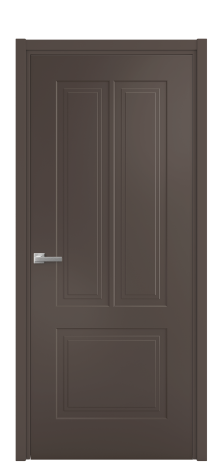 Дверь межкомнатная Paulo 2 Цвет Коричневый Покрытие Эмаль  Наличник L 50 Цена 41718