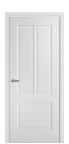 Дверь межкомнатная Paulo 2 Цвет Облачный Покрытие Эмаль  Наличник L 50 Цена 40625