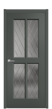 Дверь межкомнатная Paulo 3 Цвет Пихтовый Покрытие Эмаль  Наличник L 50 Цена 44758