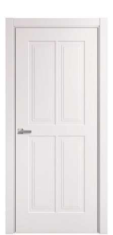 Дверь межкомнатная Paulo 3 Цвет Крем Покрытие Эмаль  Наличник L 75 Цена 36925