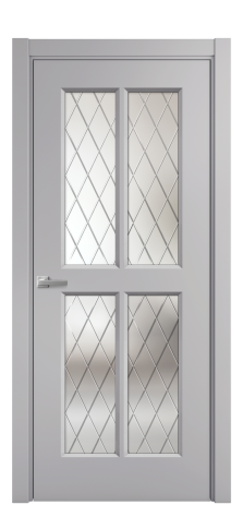 Дверь межкомнатная Paulo 3 Цвет Галечный Покрытие Эмаль  Наличник L 75 Цена 39215