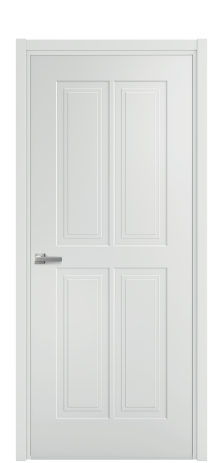 Дверь межкомнатная Paulo 3 Цвет Облачный Покрытие Эмаль  Наличник L 50 Цена 40625