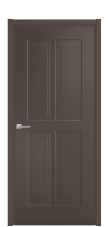 Дверь межкомнатная Paulo 3 Цвет Коричневый Покрытие Эмаль  Наличник L 50 Цена 40625