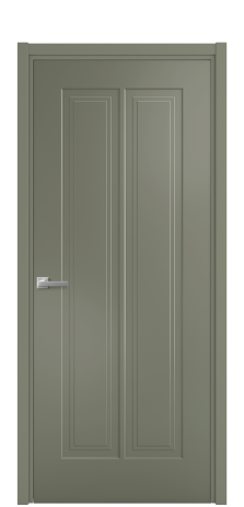 Дверь межкомнатная Паола 4 Цвет Зеленый Покрытие Эмаль  Наличник L 50 Цена 41718