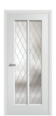 Дверь межкомнатная Paulo 4 Цвет Облачный Покрытие Эмаль  Наличник L 50 Цена 42765