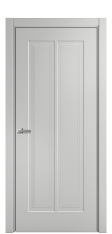 Дверь межкомнатная Paulo 4 Цвет Телегрей Покрытие Эмаль  Наличник L 75 Цена 36925