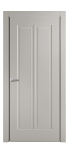 Дверь межкомнатная Paulo 4 Цвет Серый Шелк Покрытие Эмаль  Наличник L 75 Цена 36925