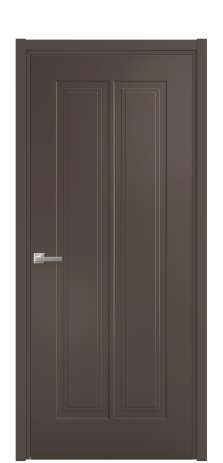 Дверь межкомнатная Paulo 4 Цвет Коричневый Покрытие Эмаль  Наличник L 50 Цена 40625
