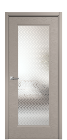 Дверь межкомнатная Рино 1 Цвет Какао Brash Покрытие Эмаль брашированная  Наличник L 50 Цена 47085