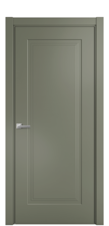 Дверь межкомнатная Rino 1 Цвет Зеленый Покрытие Эмаль  Наличник L 75 Цена 36925
