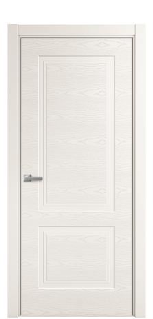 Дверь межкомнатная Rino 2 Цвет Молочный Brash Покрытие Эмаль брашированная  Наличник L 75 Цена 42825