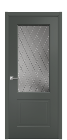 Дверь межкомнатная Rino 2 Цвет Пихтовый Покрытие Эмаль  Наличник L 50 Цена 43465