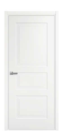 Дверь межкомнатная Rino 4 Цвет Белый Покрытие Эмаль  Наличник L 50 Цена 35625