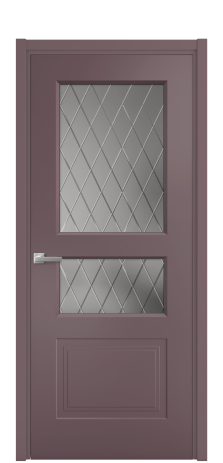 Дверь межкомнатная Rino 4 Цвет Лиловый Покрытие Эмаль  Наличник L 50 Цена 42750
