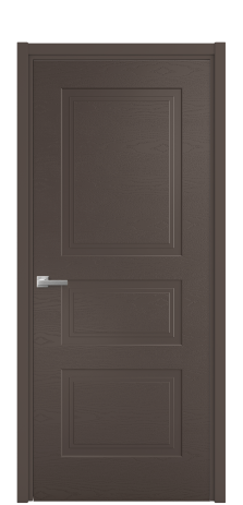 Дверь межкомнатная Rino 4 Цвет Коричневый Brash Покрытие Эмаль брашированная  Наличник L 50 Цена 47575