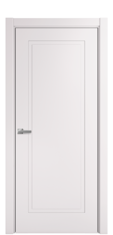 Дверь межкомнатная Plaine 1 Цвет Крем Покрытие Эмаль  Наличник L 75 Цена 39475