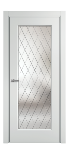 Дверь межкомнатная Plain 1 Цвет Облачный Покрытие Эмаль  Наличник L 75 Цена 38065