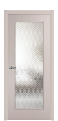 Дверь межкомнатная Plain 1 Цвет Пудра Покрытие Эмаль  Наличник L 50 Цена 42185