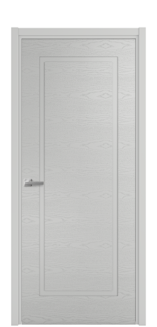 Дверь межкомнатная Plain 1 Цвет Телегрей Brash Покрытие Эмаль брашированная  Наличник L 50 Цена 46325