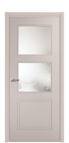 Дверь межкомнатная Plain 3 Цвет Пудра Покрытие Эмаль  Наличник L 50 Цена 41335