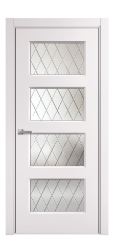 Дверь межкомнатная Plain 4 Цвет Крем Покрытие Эмаль  Наличник L 75 Цена 37350