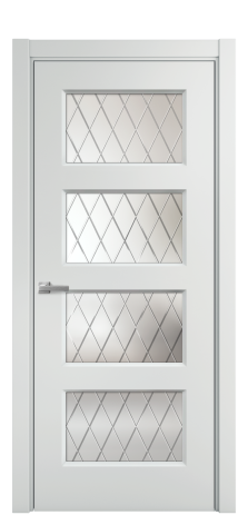 Дверь межкомнатная Plain 4 Цвет Облачный Покрытие Эмаль  Наличник L 75 Цена 37350