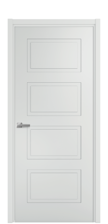 Дверь межкомнатная Plain 4 Цвет Облачный Покрытие Эмаль  Наличник L 50 Цена 39475