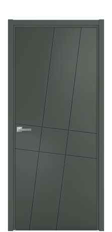 Дверь межкомнатная Twist 02 Цвет Пихтовый Покрытие Эмаль  Наличник L 50 Цена 40668