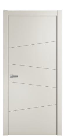 Дверь межкомнатная Twist 03 Цвет Дымчатый Покрытие Эмаль  Наличник L 75 Цена 35975