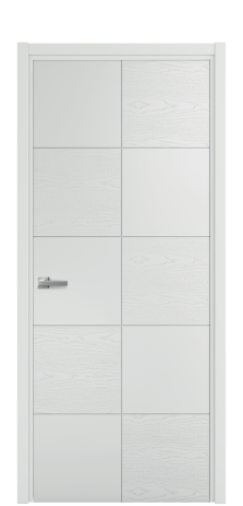 Дверь межкомнатная Линия 03 Цвет Облачный Brash Покрытие Эмаль брашированная  Наличник L 50 Цена 46325