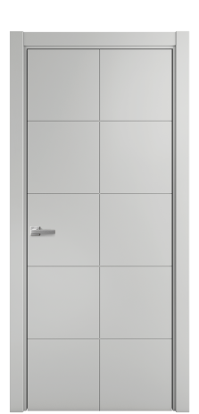 Дверь межкомнатная Linea 03 Цвет Телегрей Покрытие Эмаль  Наличник L 75 Цена 35975