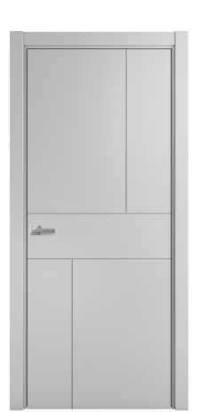 Дверь межкомнатная Linea 05 Цвет Телегрей Покрытие Эмаль  Наличник L 75 Цена 35975