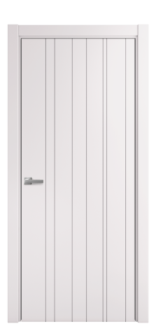 Дверь межкомнатная Lingo 02 Цвет Крем Покрытие Эмаль  Наличник L 75 Цена 35975