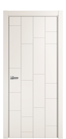 Дверь межкомнатная Lingo 04 Цвет Молочный Покрытие Эмаль  Наличник L 75 Цена 35975