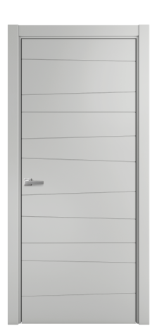 Дверь межкомнатная Lingo 05 Цвет Телегрей Покрытие Эмаль  Наличник L 75 Цена 35975