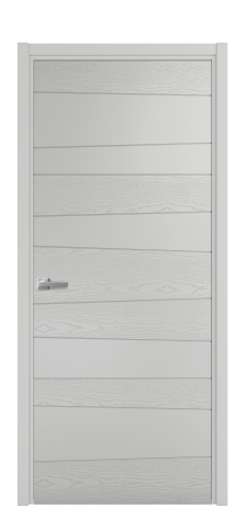 Дверь межкомнатная Lingo 05 Цвет Телегрей Brash Покрытие Эмаль брашированная  Наличник L 50 Цена 46325