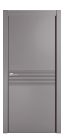 Дверь межкомнатная Меццо 01 Цвет Ирис Покрытие Эмаль  Наличник L 75 Цена 42475