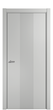 Дверь межкомнатная Меццо 11 Цвет Телегрей Покрытие Эмаль  Наличник L 75 Цена 42475