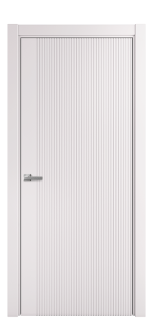 Дверь межкомнатная Mezzo 12 Цвет Крем Покрытие Эмаль  Наличник L 75 Цена 42475