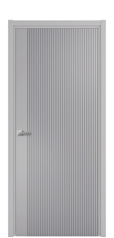 Дверь межкомнатная Mezzo 12 Цвет Галечный Покрытие Эмаль  Наличник L 50 Цена 42625