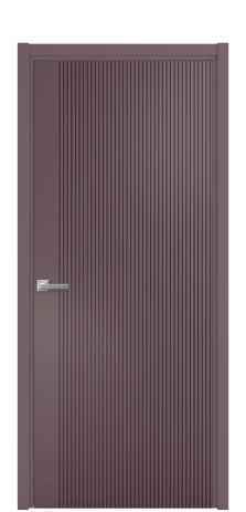 Дверь межкомнатная Mezzo 12 Цвет Лиловый Покрытие Эмаль  Наличник L 50 Цена 42625