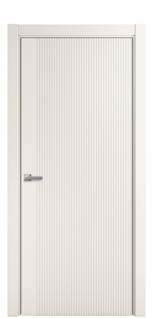 Дверь межкомнатная Меццо 12 Цвет Молочный Покрытие Эмаль  Наличник L 75 Цена 42475