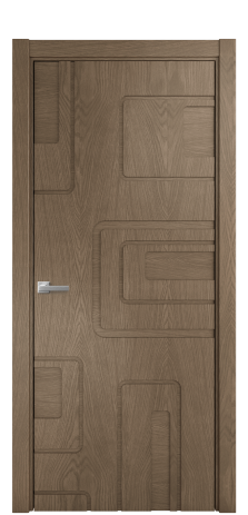 Дверь межкомнатная Capriccio 01 Цвет Дуб Мускат Покрытие Шпон натуральный  Наличник L 75 Цена 64550