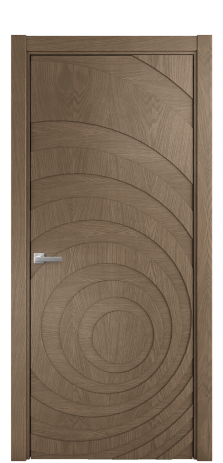 Дверь межкомнатная Капричио 03 Цвет Дуб Мускат Покрытие Шпон натуральный  Наличник L 75 Цена 64550